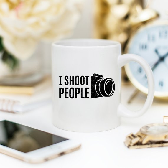 11oz Coffee Mug - I Shoot People - Ceramic Coffee