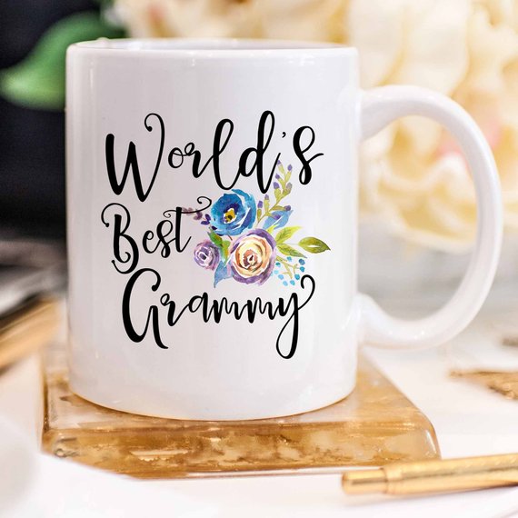 Worlds Best Grammy, Grammy Mug, Gifts for Grammy,