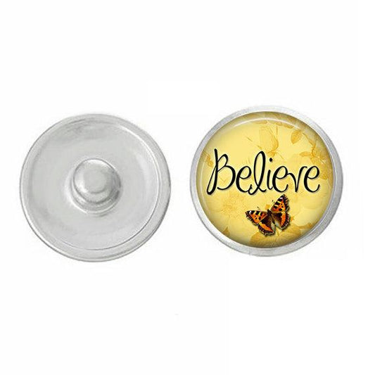 Snap Jewely - Believe Snap - Compatible with Ginger Snaps - 18-20mm