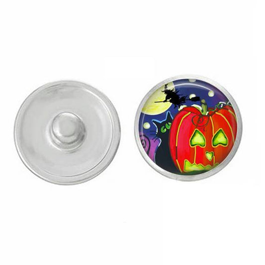 Halloween - Snap Jewelry - Pumpkin Snap for Jewelry - Bracelets -