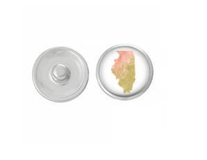 Illinois Peach and Gold Pastel Snap - Pair with our Base Pieces -