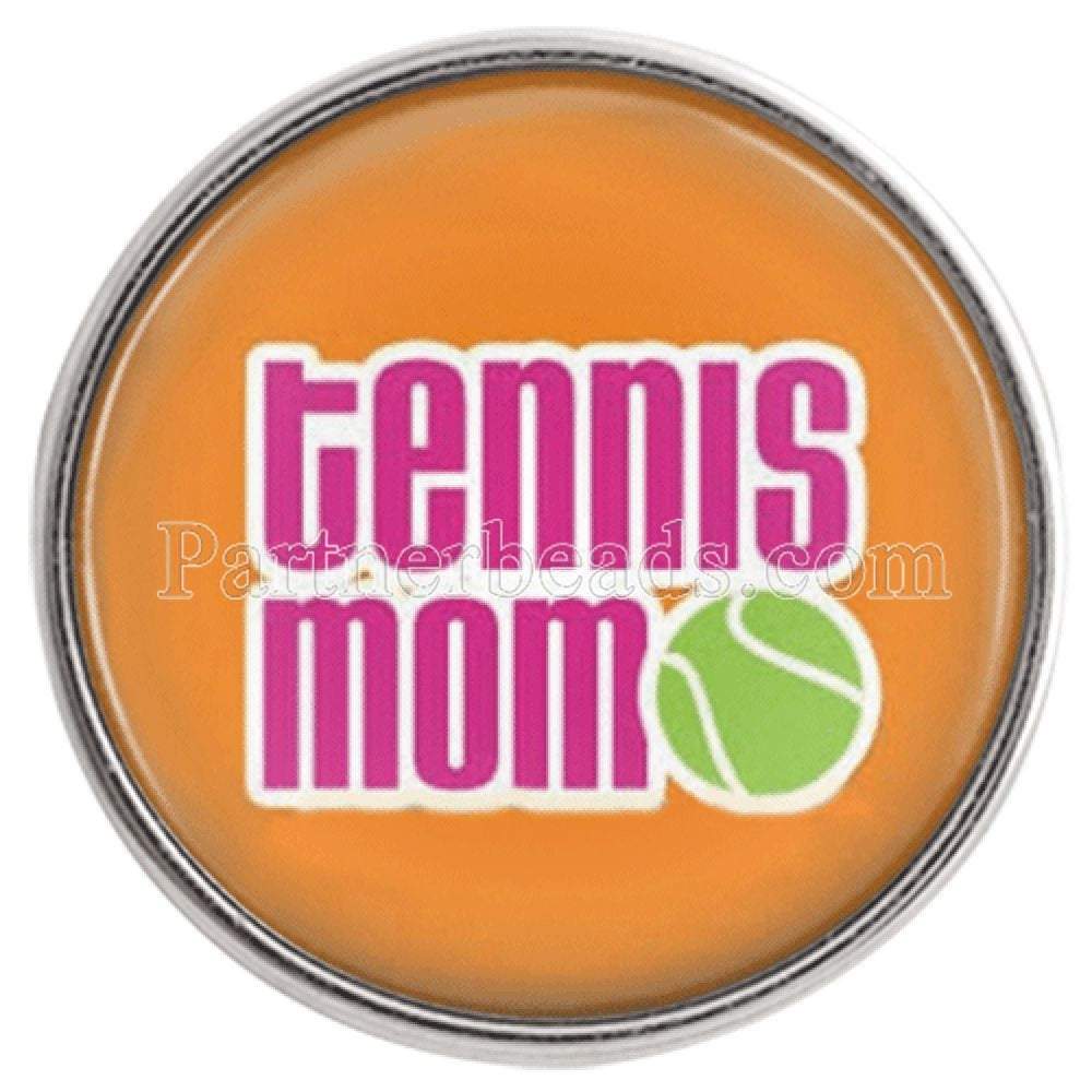 Mom - Snap Jewelry - Tennis Mom Snap - Ginger Snaps - Noosa Snap -