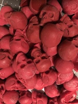 Dragons Blood mini skull wax melts pagan witch Halloween goth tarts