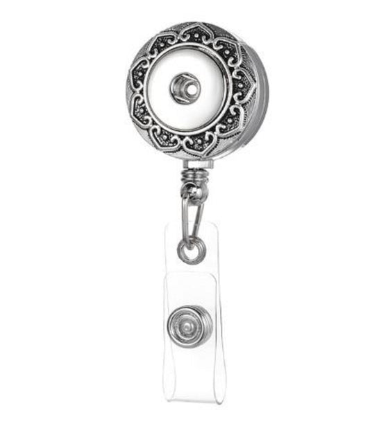 Decorative Badge Reel for Snap Jewelry - Coordinates with Ginger Snaps