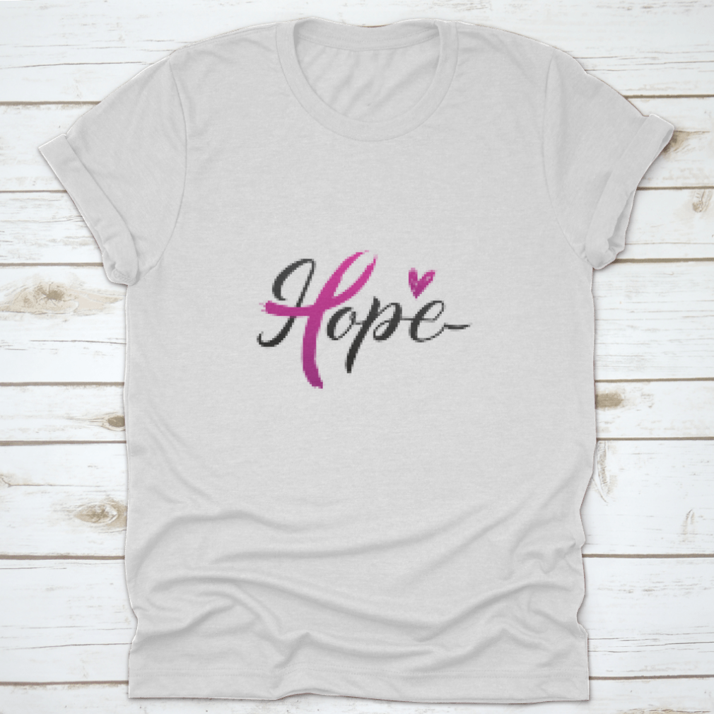 Breast Cancer Awareness Calligraphy Stroke Pink Ribbon October Is