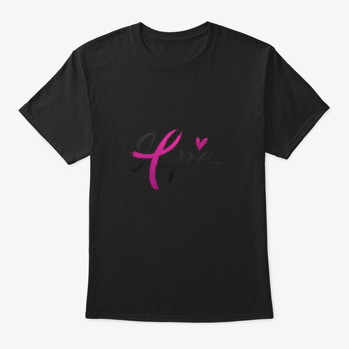 Breast Cancer Awareness Calligraphy Stroke Pink Ribbon October Is