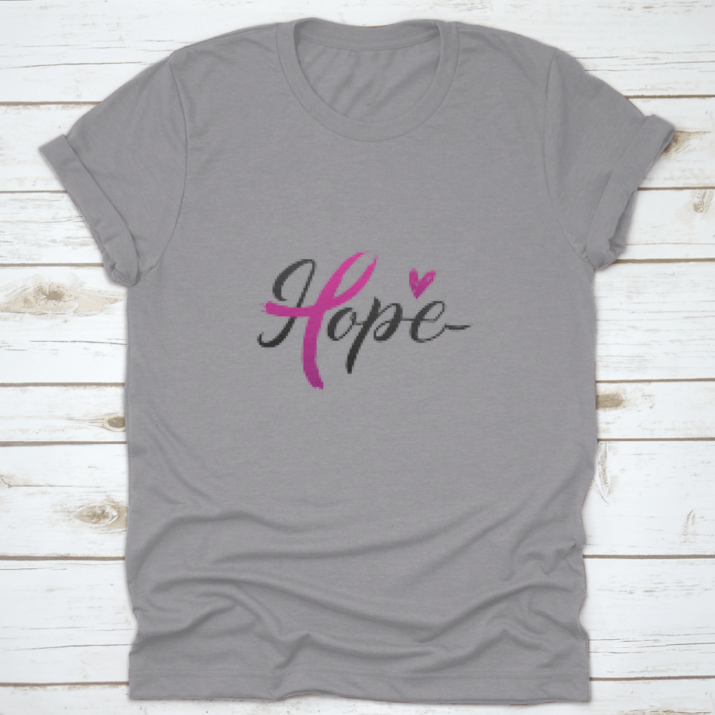 Breast Cancer Awareness Calligraphy Stroke Pink Ribbon October Is