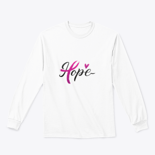 Breast Cancer Awareness Calligraphy Stroke Pink Ribbon October Is