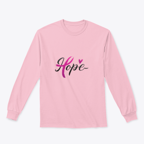 Breast Cancer Awareness Calligraphy Stroke Pink Ribbon October Is