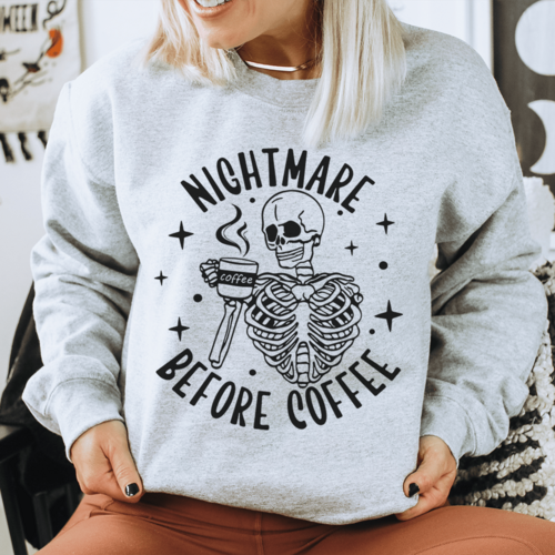 Nightmare Before Coffee Skeleton