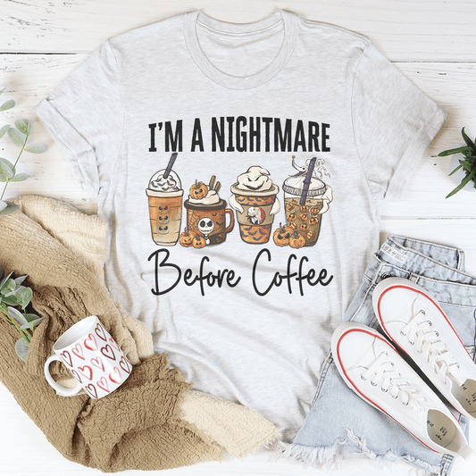 Nightmare Before Coffee Tee