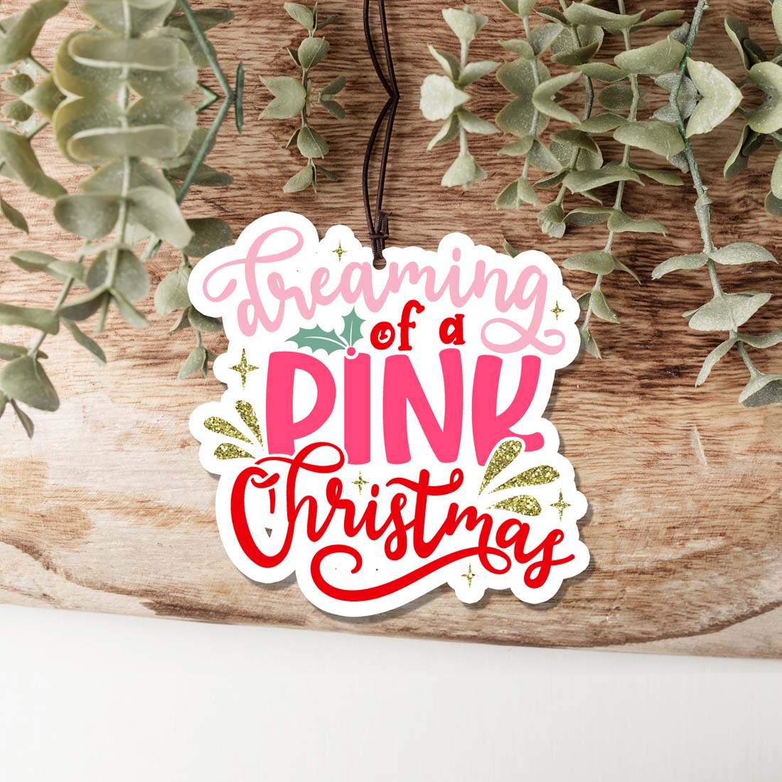 Pink Christmas Freshie