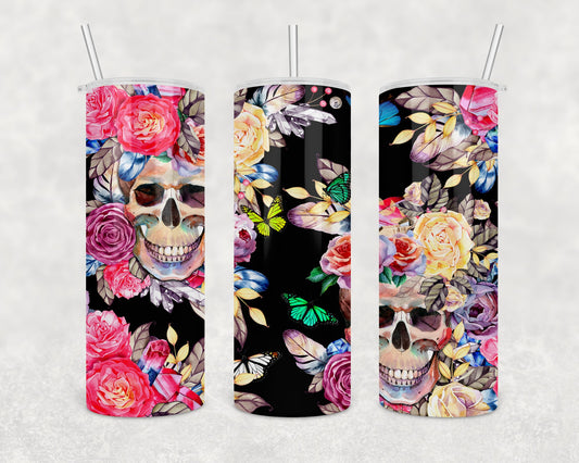 Boho Halloween 20oz Skinny Tumbler